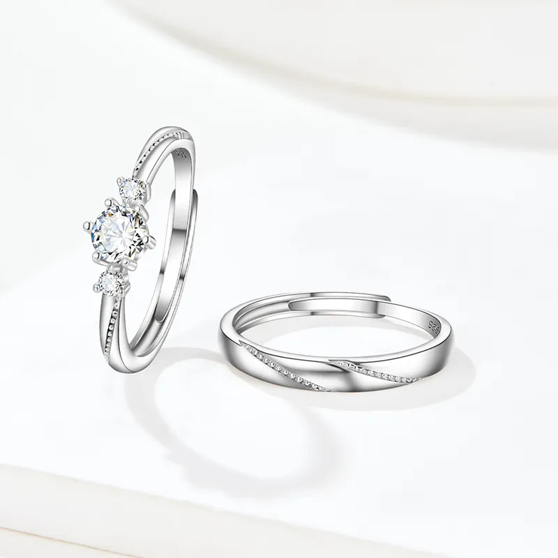 SOFTDORA S925 Silver Rings Unisex-2