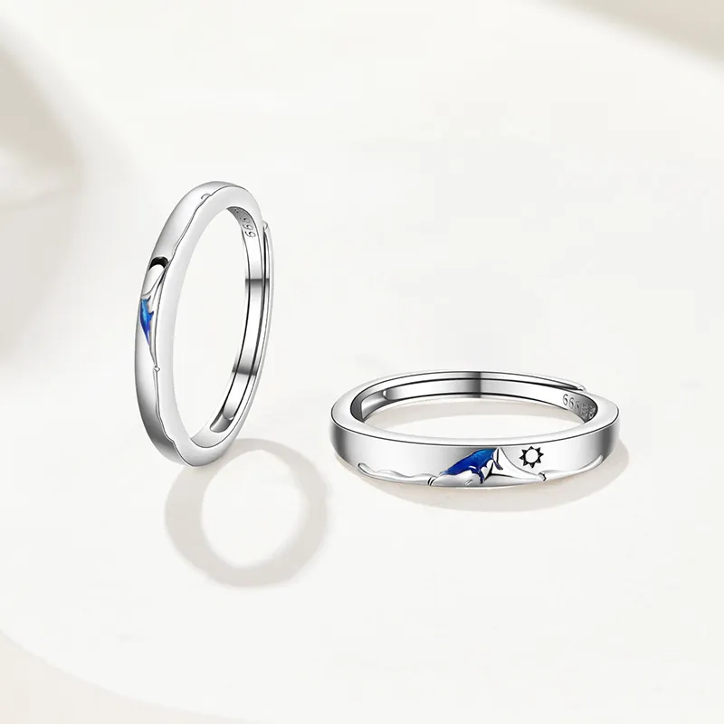 SOFTDORA S999 Fine Silver Rings Unisex-2