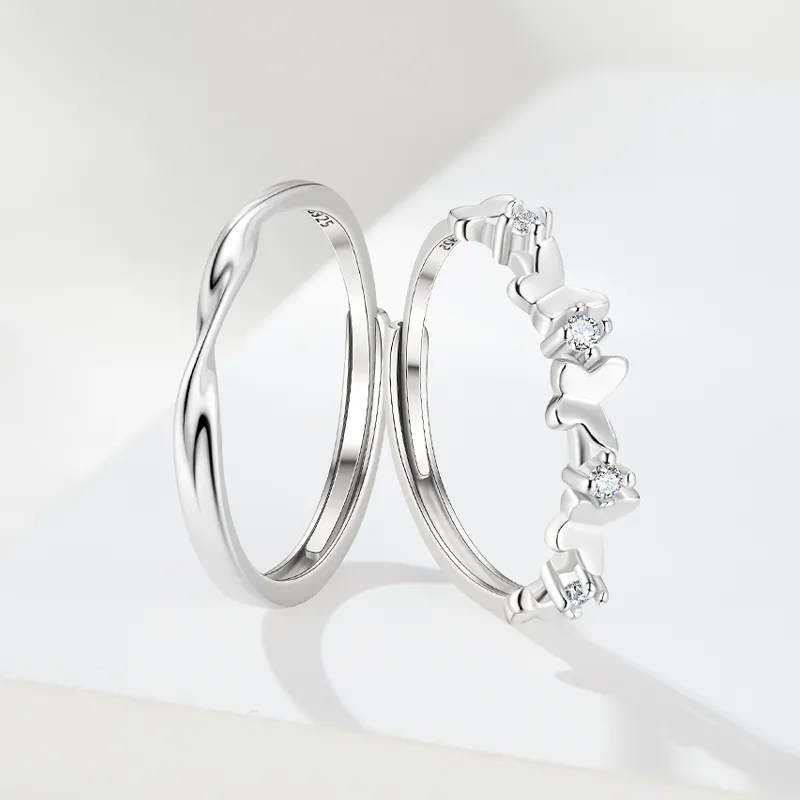 SOFTDORA 925 Sterling Silver Accessory Ring Unisex-3