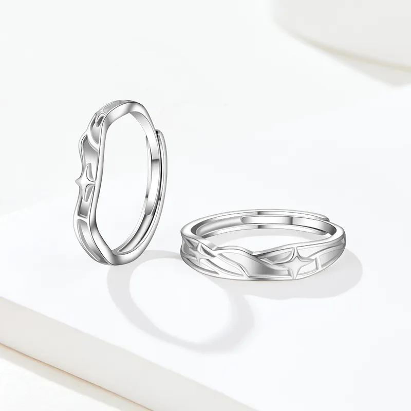 SOFTDORA 925 Sterling Silver Rings Unisex-3