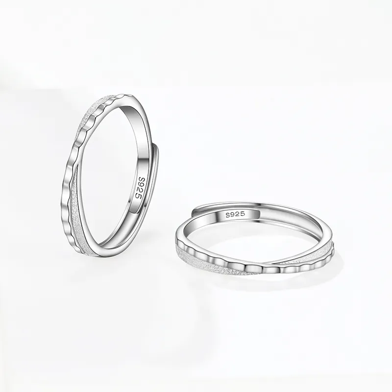 SOFTDORA 925 Sterling Silver Rings Unisex-6