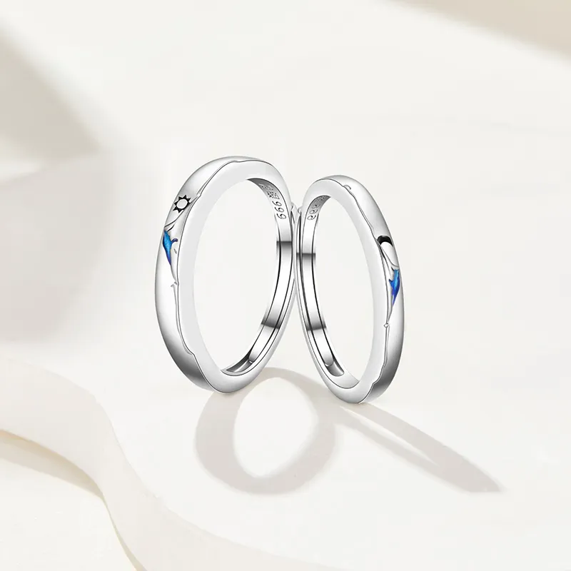 SOFTDORA S999 Fine Silver Rings Unisex-4