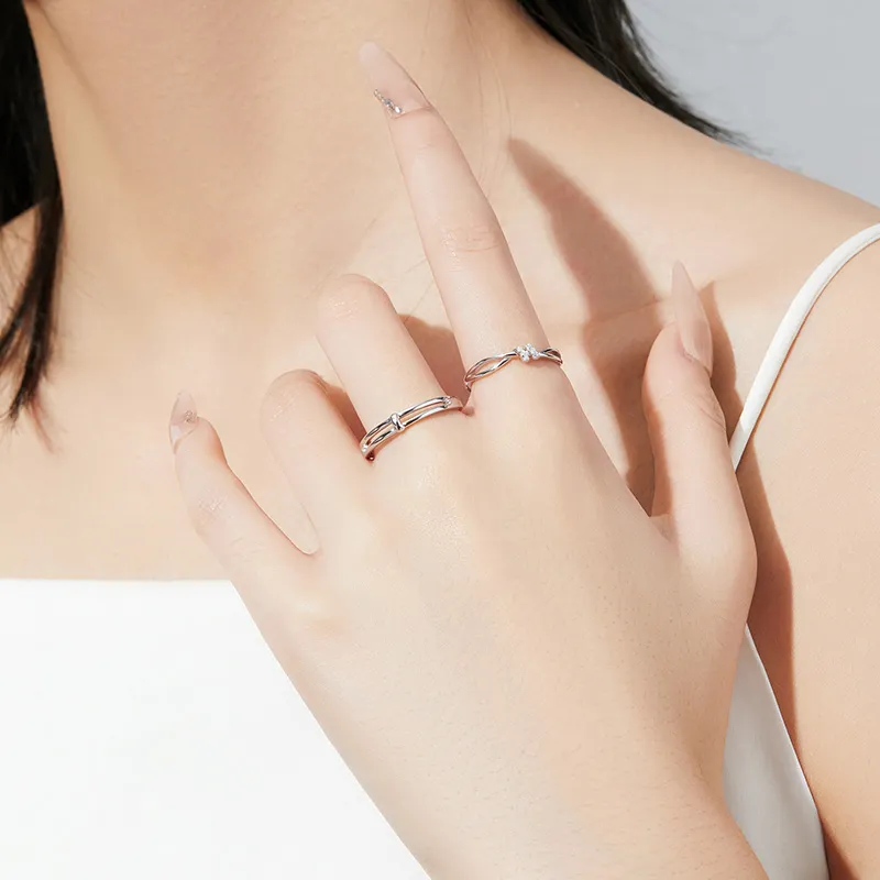 SOFTDORA S925 Silver Rings Unisex-7