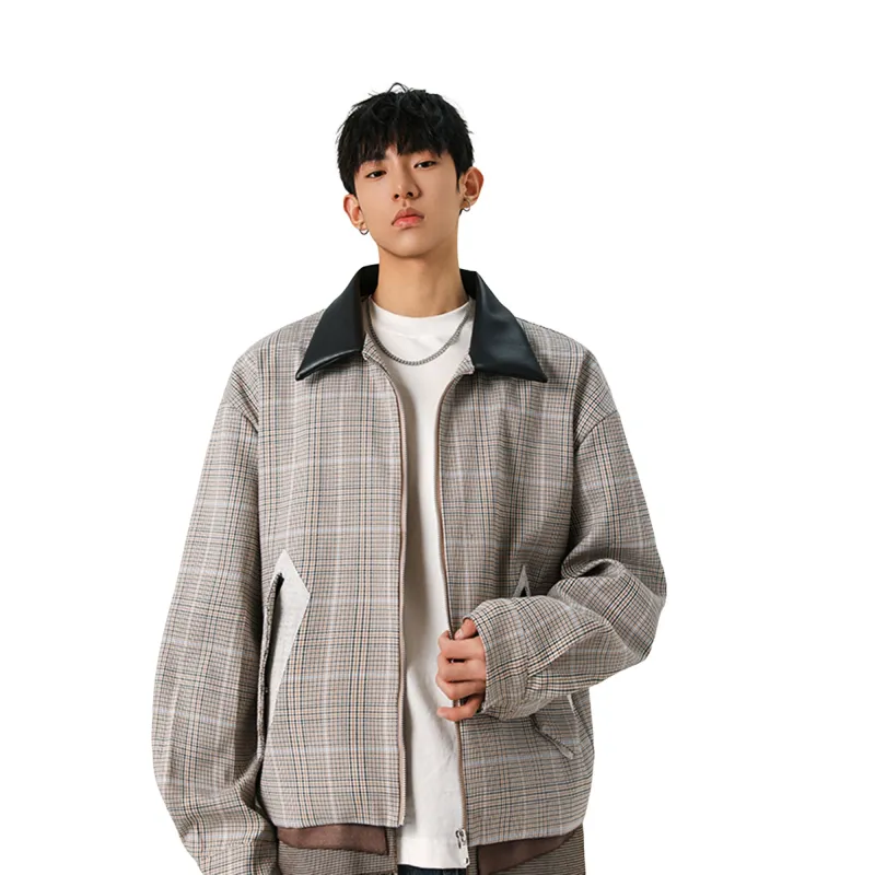 TESTUNG Jackets Unisex Greige-2
