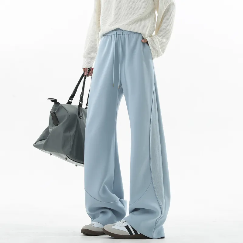NOAHGIGI Casual Pants Unisex White Heather Gray-24
