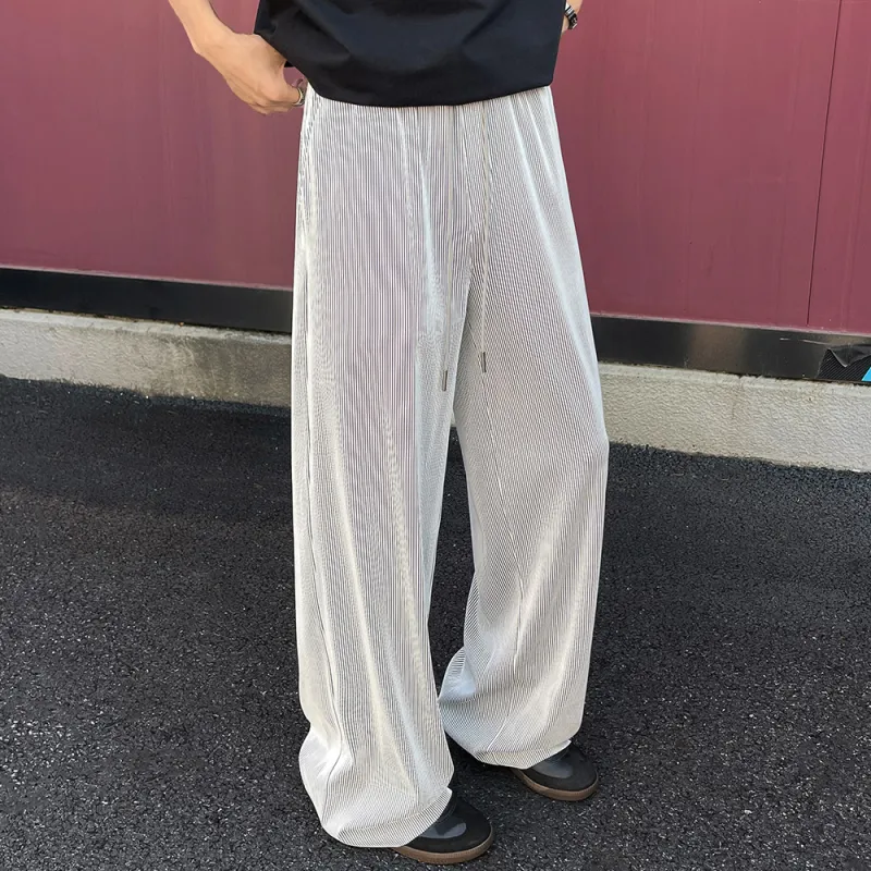 NOAHGIGI Casual Pants Unisex Black/White-6