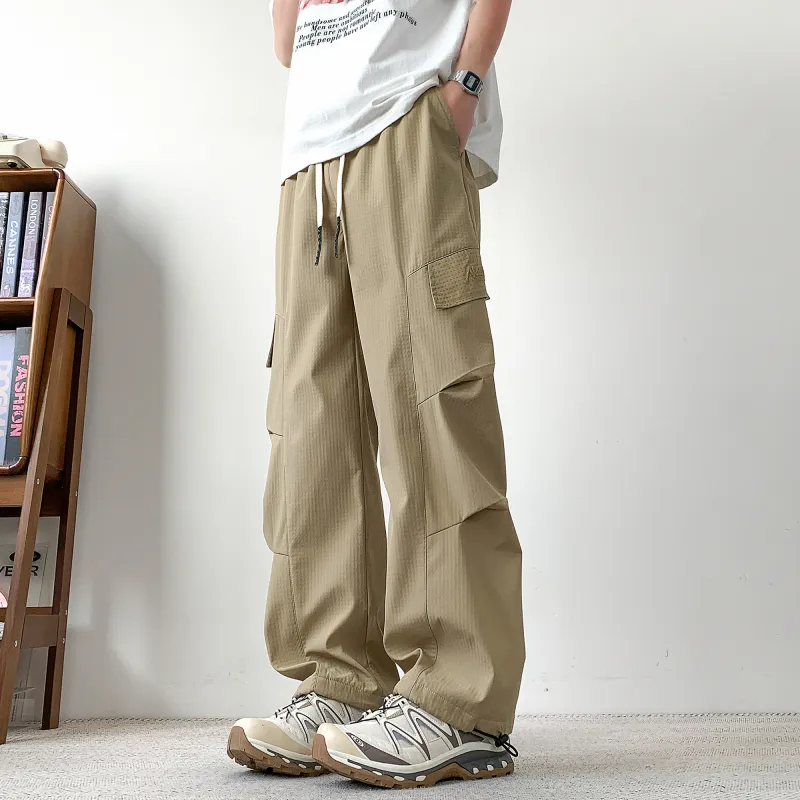 NOAHGIGI Casual Pants Unisex Khaki-2