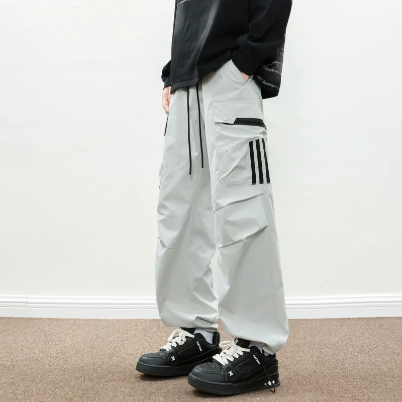 NOAHGIGI Cargo Pants Unisex Dark Gray-12