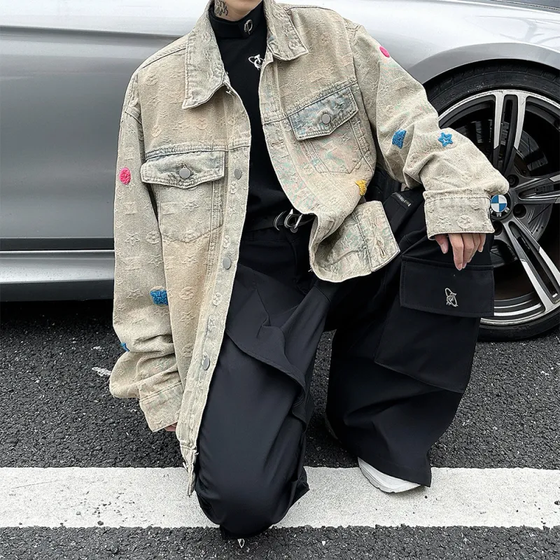 NOAHGIGI Denim Jacket Unisex Yellow Mud-7