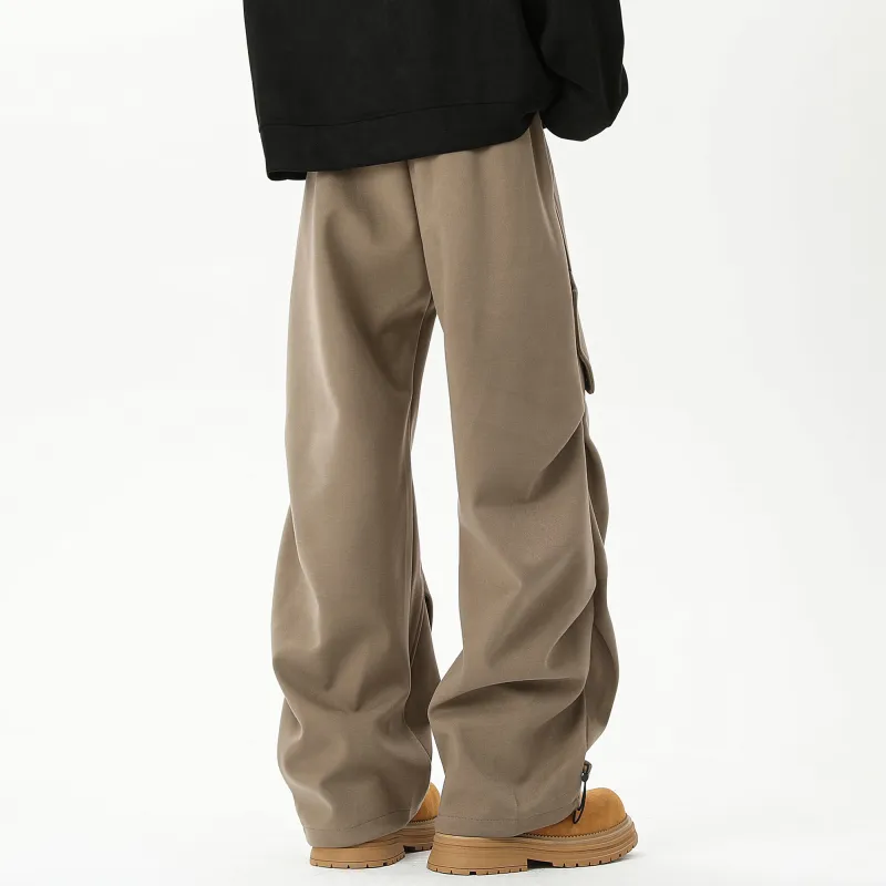 NOAHGIGI Casual Pants Unisex Khaki-1