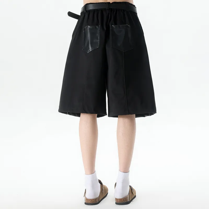 NOAHGIGI Casual Shorts Unisex Black-1