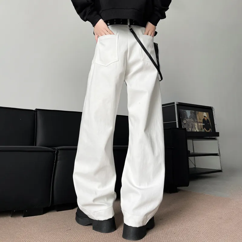 NOAHGIGI Casual Pants Unisex White-3
