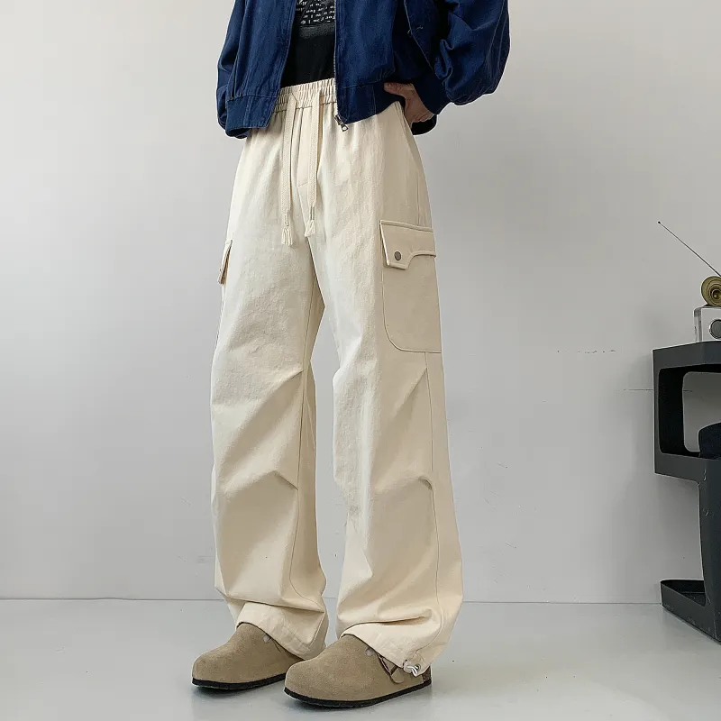 NOAHGIGI Cargo Pants Unisex Beige-2