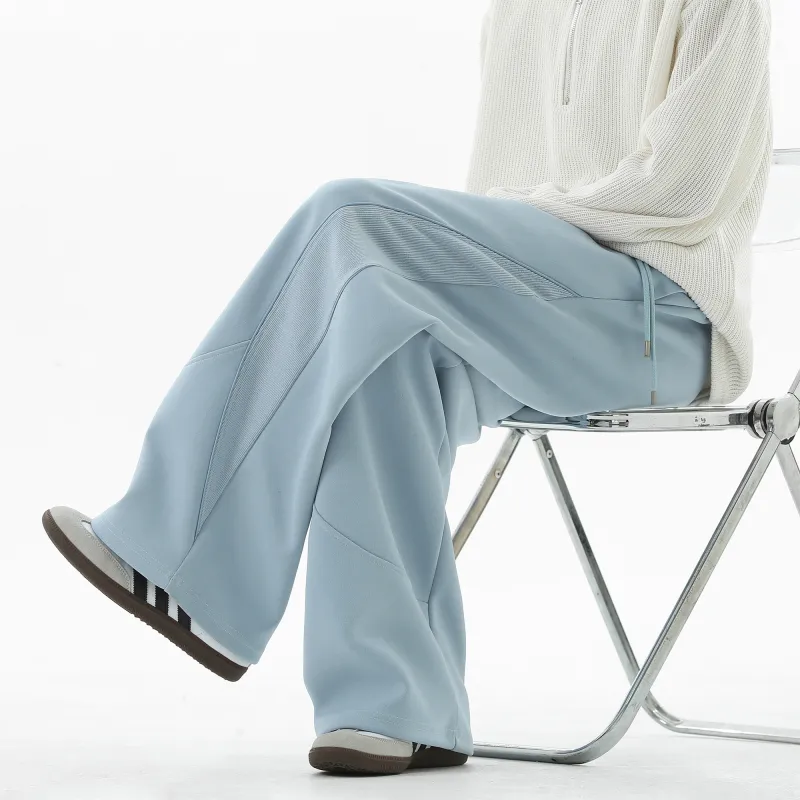 NOAHGIGI Casual Pants Unisex White Heather Gray-27