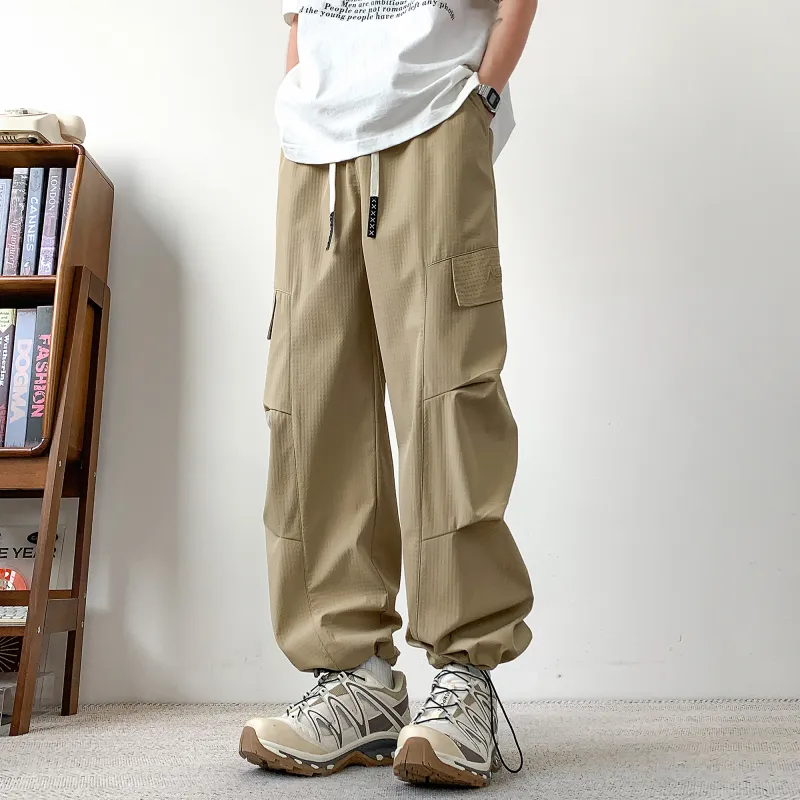 NOAHGIGI Casual Pants Unisex Khaki-6