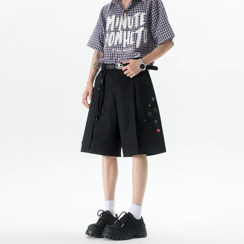 NOAHGIGI Cargo Shorts Unisex Black-3