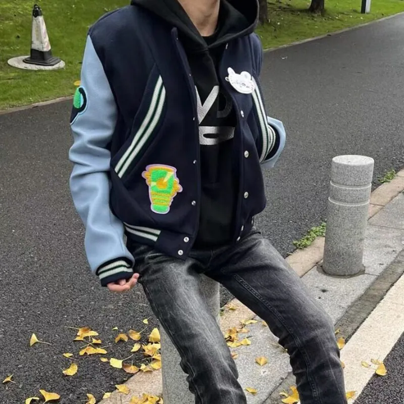 NOAHGIGI Jackets Coats Unisex Blue-3