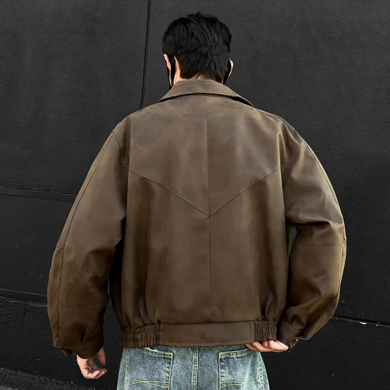 NOAHGIGI Jackets Coats Unisex Brown-3