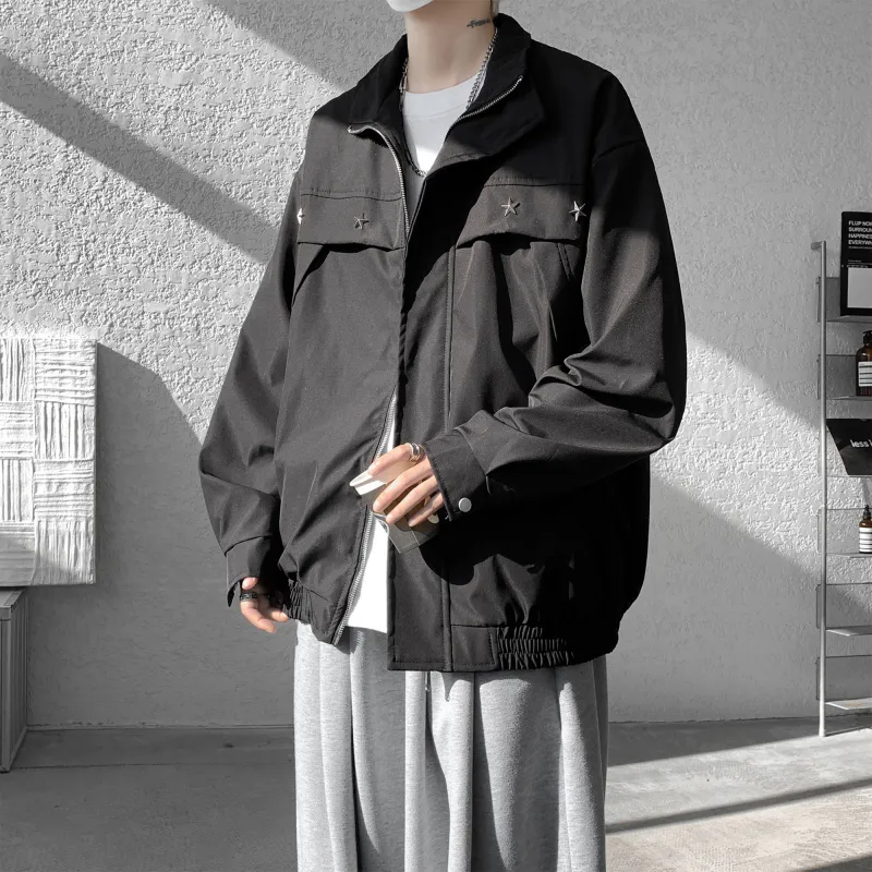 NOAHGIGI Jackets Coats Unisex Black-5
