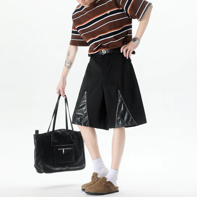 NOAHGIGI Casual Shorts Unisex Black-6