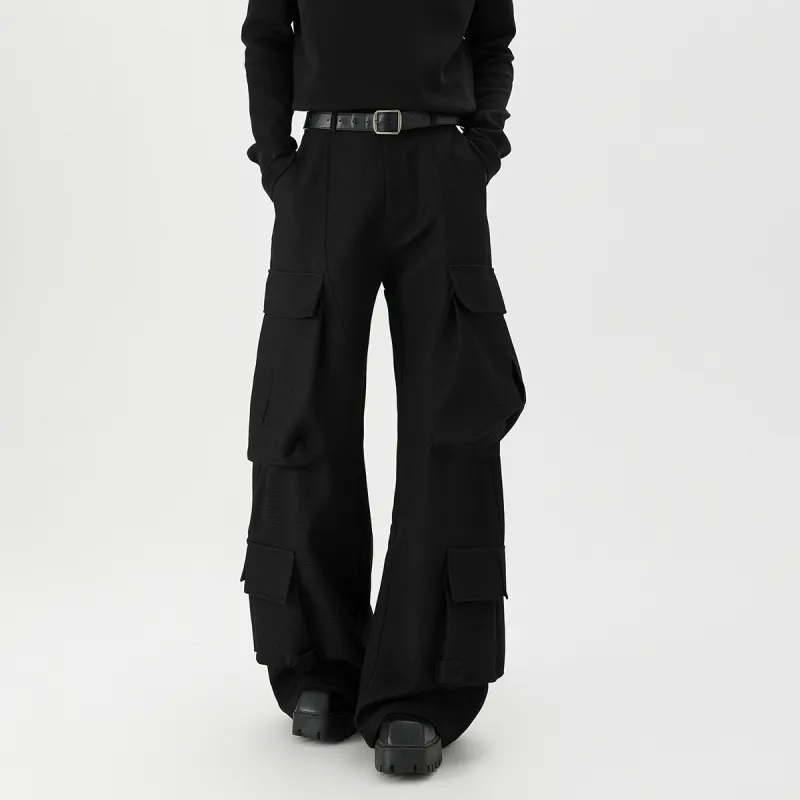 NOAHGIGI Casual Pants Unisex Black-6