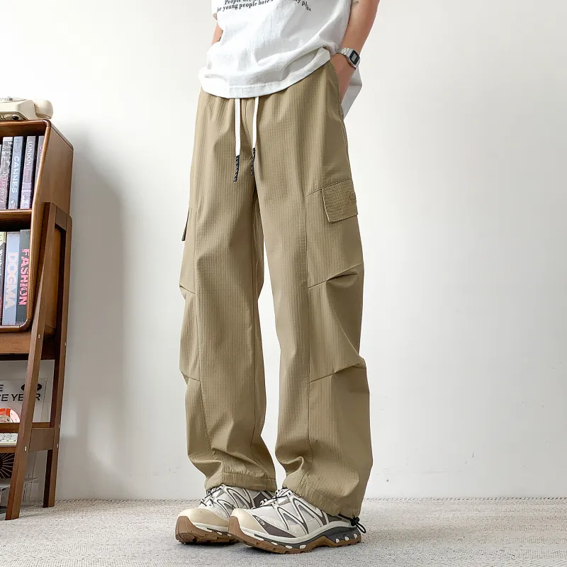 NOAHGIGI Casual Pants Unisex Khaki-3