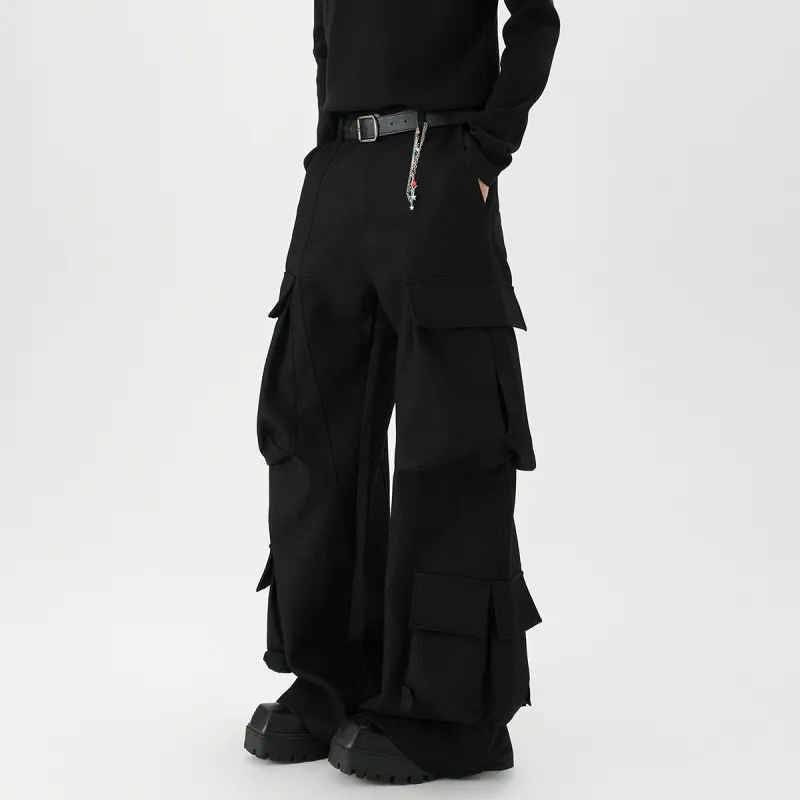 NOAHGIGI Casual Pants Unisex Black-1