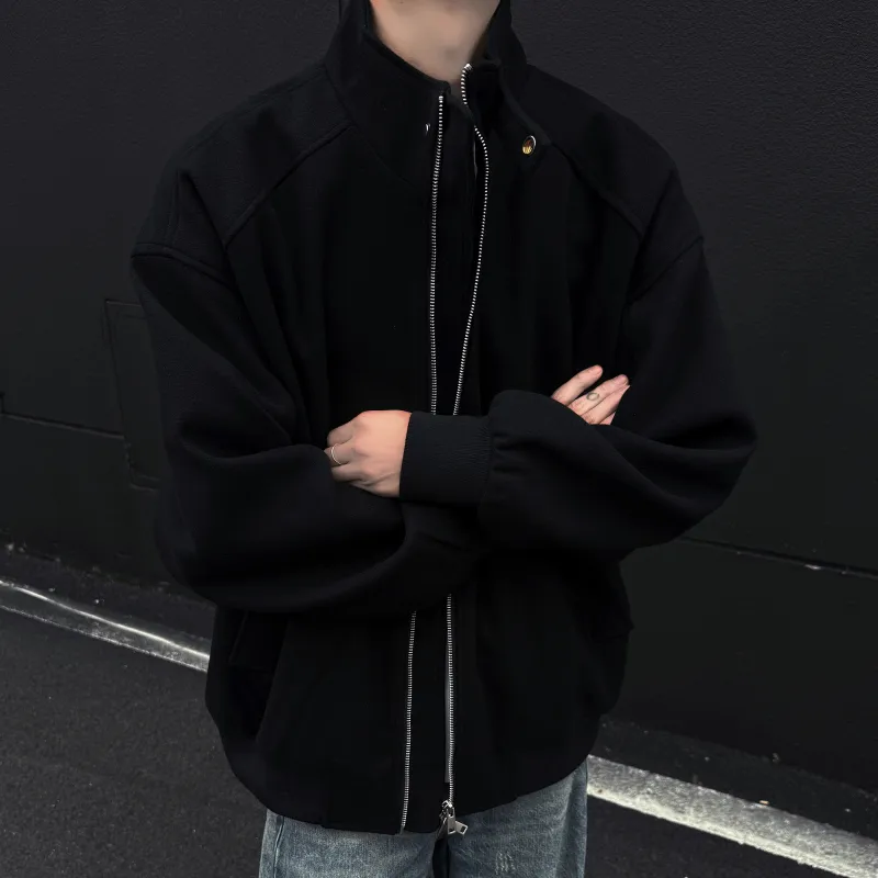 NOAHGIGI Jackets Coats Unisex Black-3