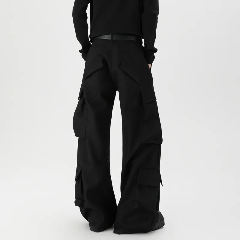 NOAHGIGI Casual Pants Unisex Black-3