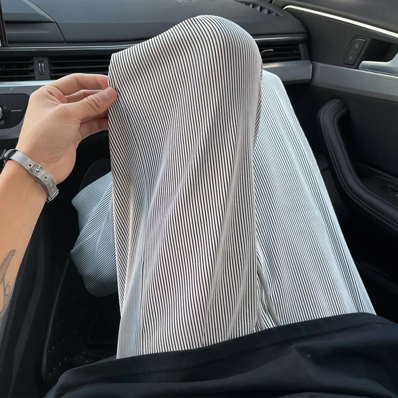 NOAHGIGI Casual Pants Unisex Black/White-2