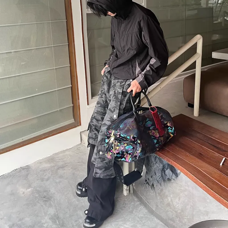 NOAHGIGI Cargo Pants Unisex Camouflage-1