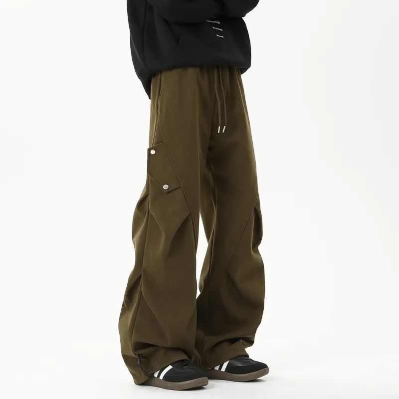 NOAHGIGI Casual Pants Unisex Khaki-15