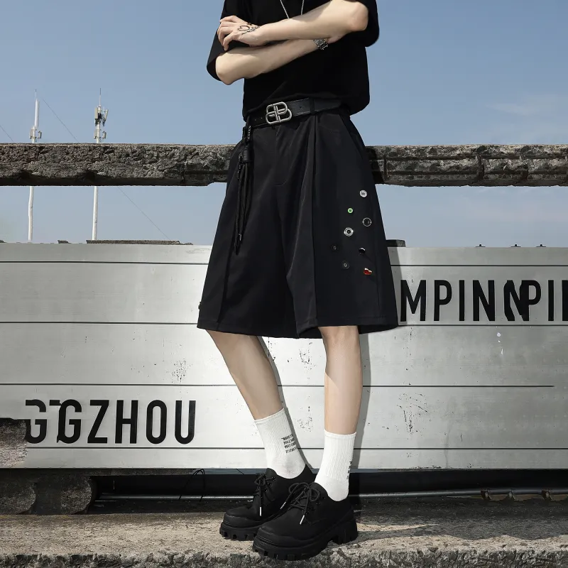 NOAHGIGI Cargo Shorts Unisex Black-5