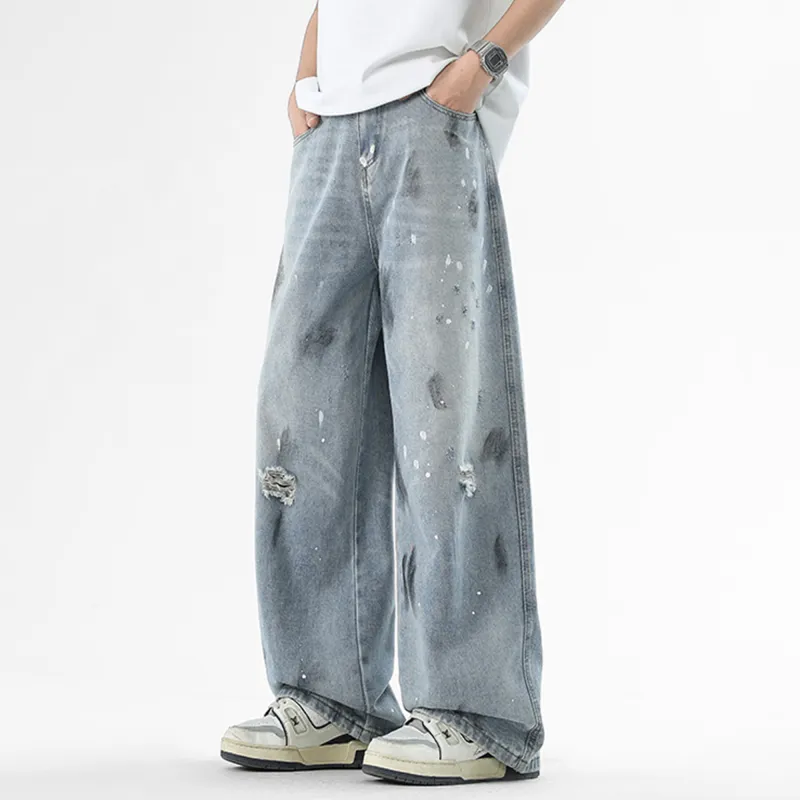 NOAHGIGI Jeans Unisex Light Blue-1