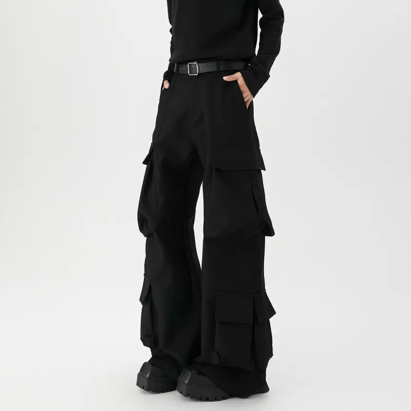 NOAHGIGI Casual Pants Unisex Black-4