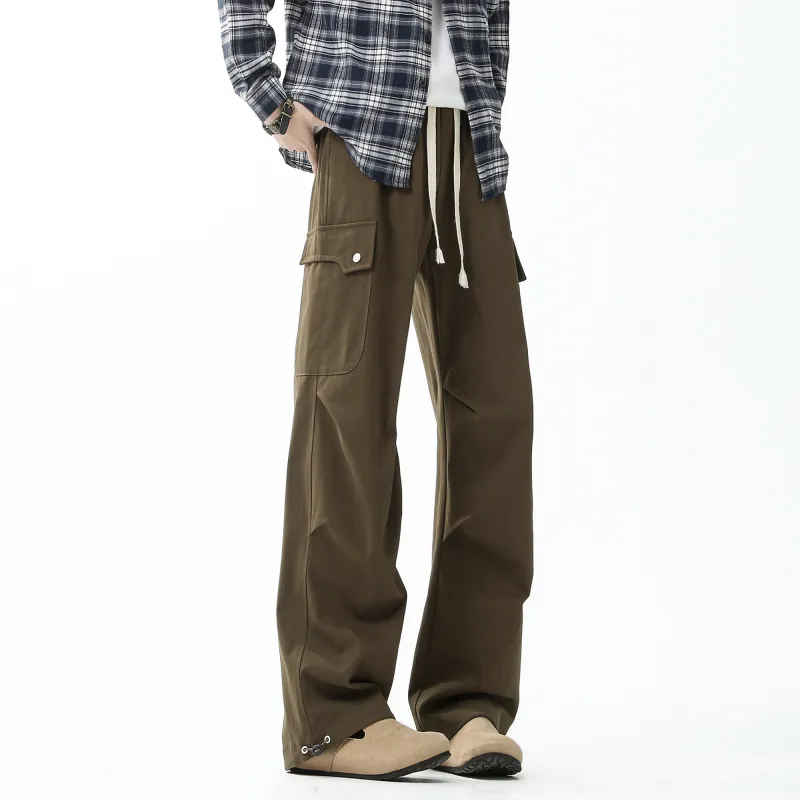 NOAHGIGI Cargo Pants Unisex Beige-12
