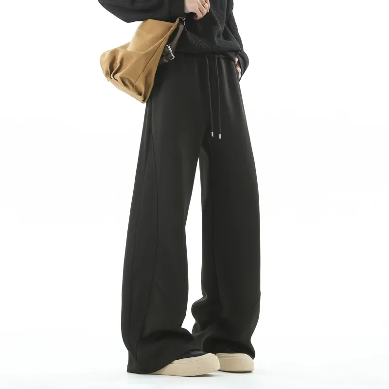 NOAHGIGI Casual Pants Unisex White Heather Gray-12