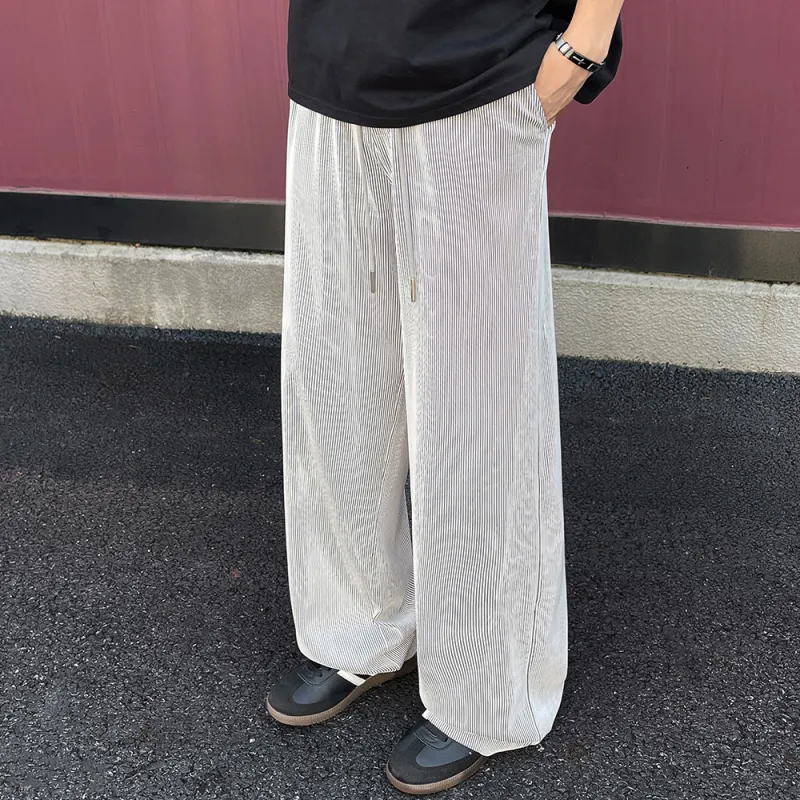 NOAHGIGI Casual Pants Unisex Black/White-3