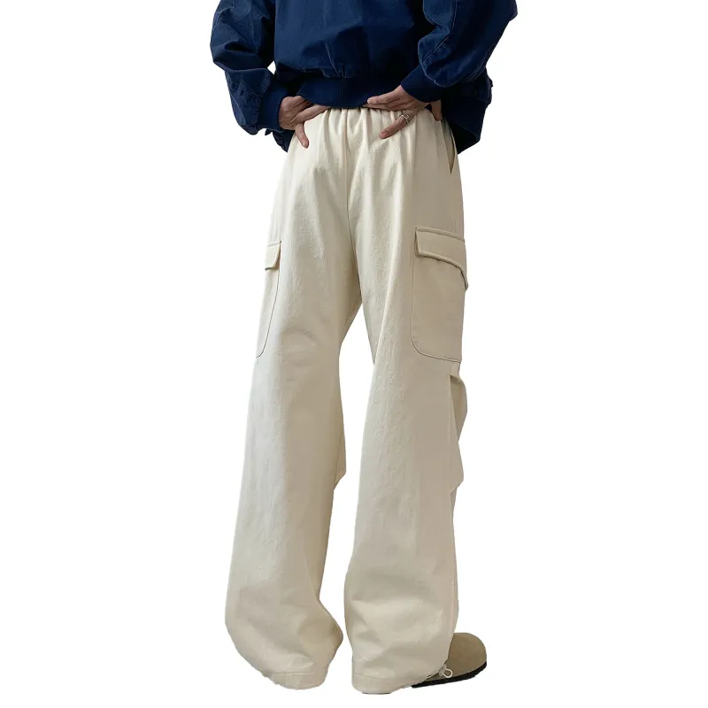 NOAHGIGI Cargo Pants Unisex Beige-0