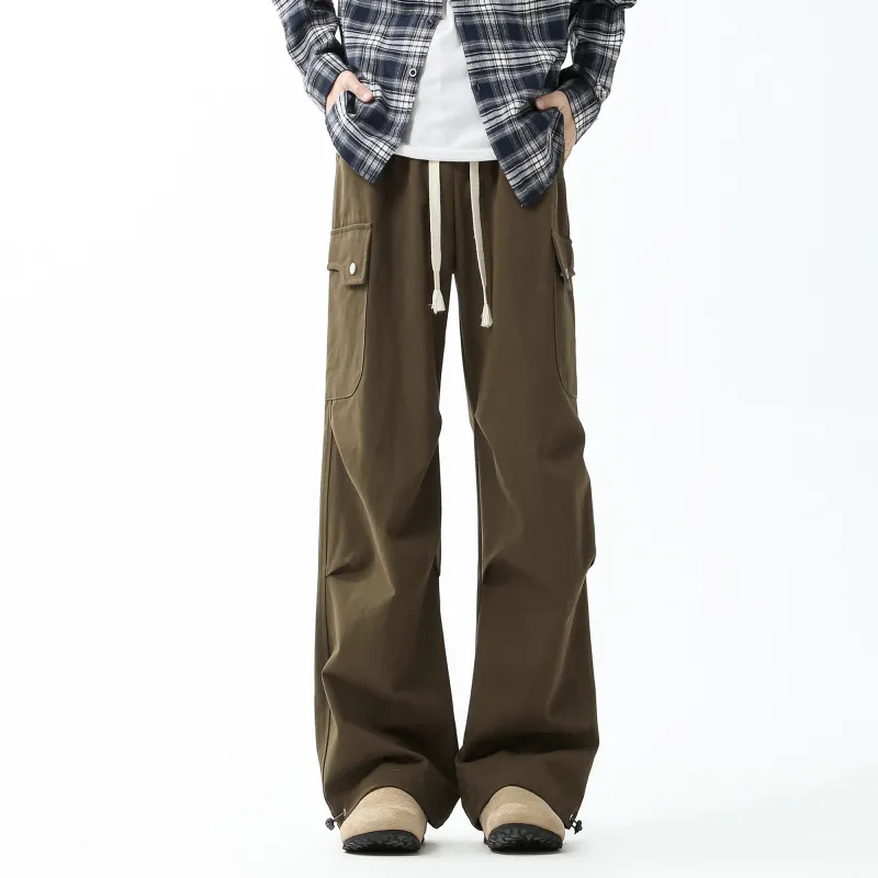 NOAHGIGI Cargo Pants Unisex Beige-11