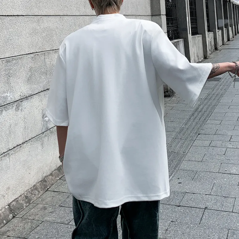 WELTER EXPERIMENT Minimalist Style Basic T Shirt Unisex-15