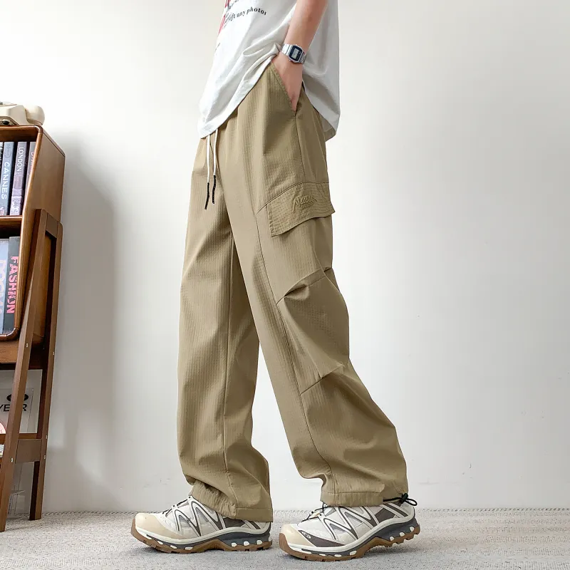 NOAHGIGI Casual Pants Unisex Khaki-4