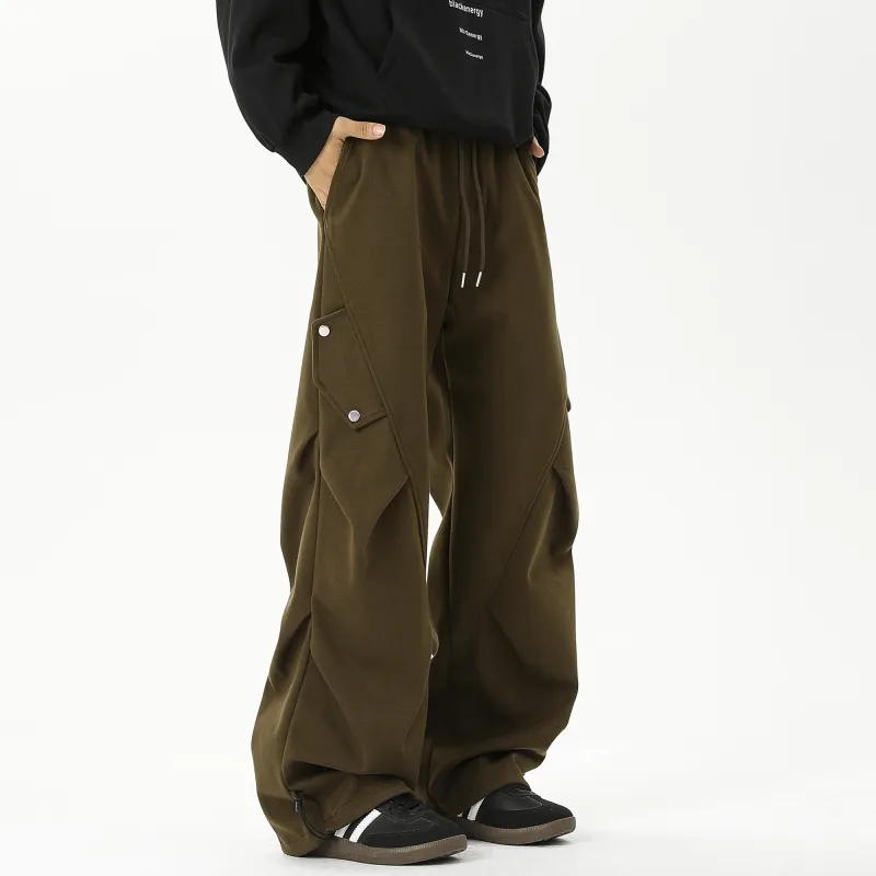 NOAHGIGI Casual Pants Unisex Khaki-16