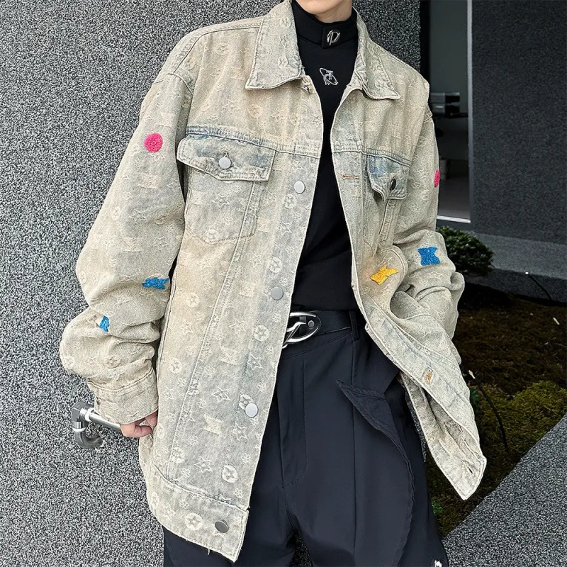 NOAHGIGI Denim Jacket Unisex Yellow Mud-4