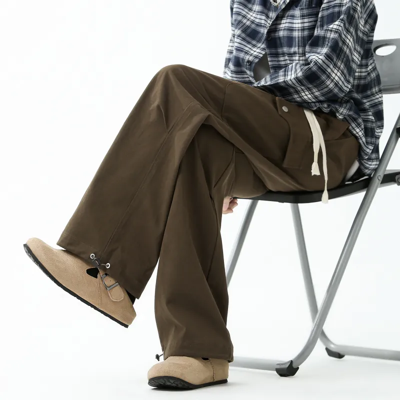 NOAHGIGI Cargo Pants Unisex Beige-13