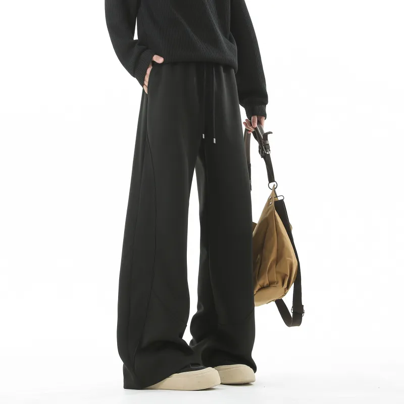 NOAHGIGI Casual Pants Unisex White Heather Gray-11