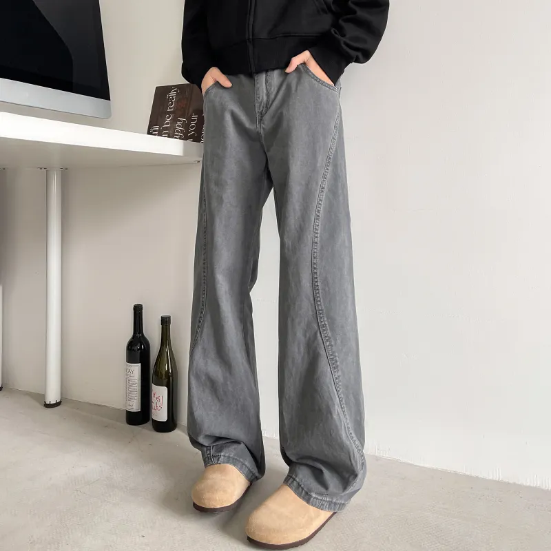 WELTER EXPERIMENT Jeans Unisex Gray-4