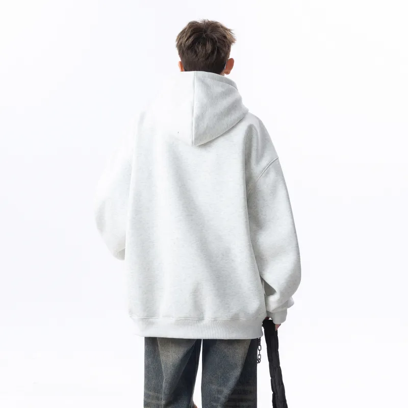 NOAHGIGI Sweatshirt Unisex White Heather Gray-0
