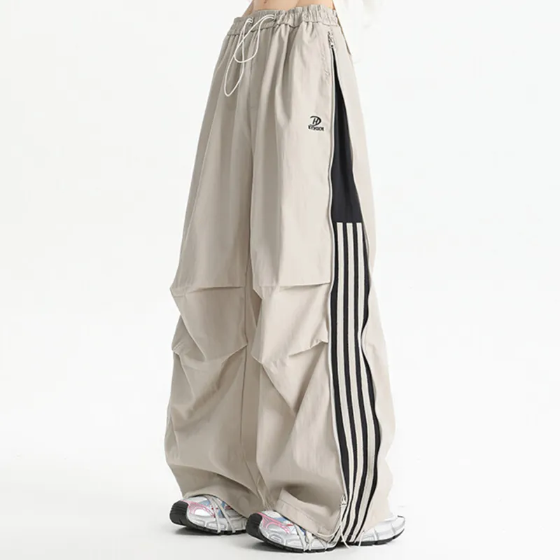 TESTUNG Casual Floor Length Wide Leg Design Luxury Streetwear Pants Unisex-12