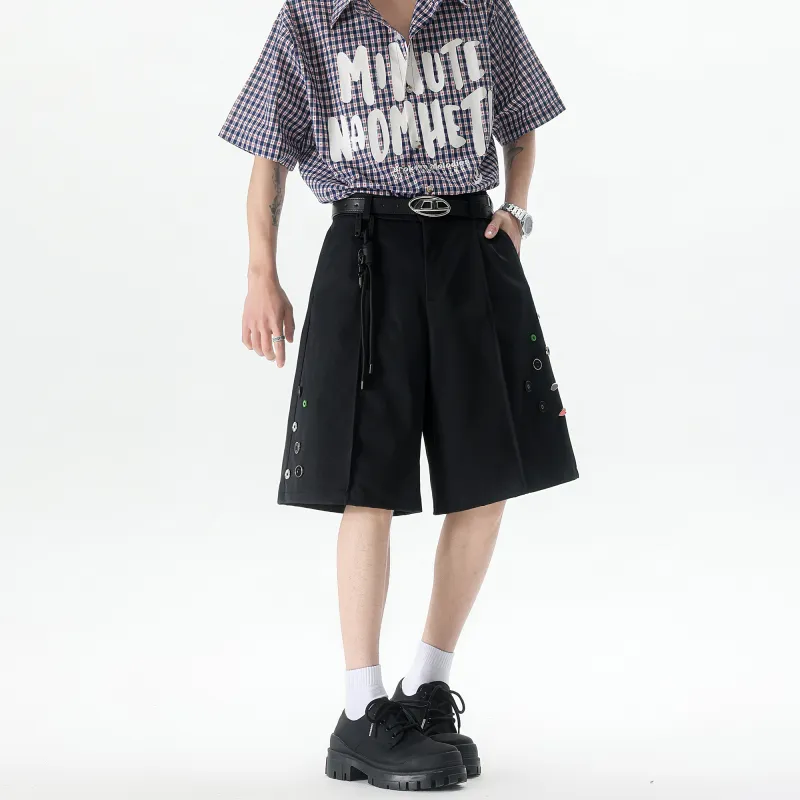 NOAHGIGI Cargo Shorts Unisex Black-4